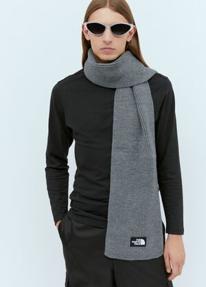 The North Face Logo Patch Scarf Black tnf0146006
