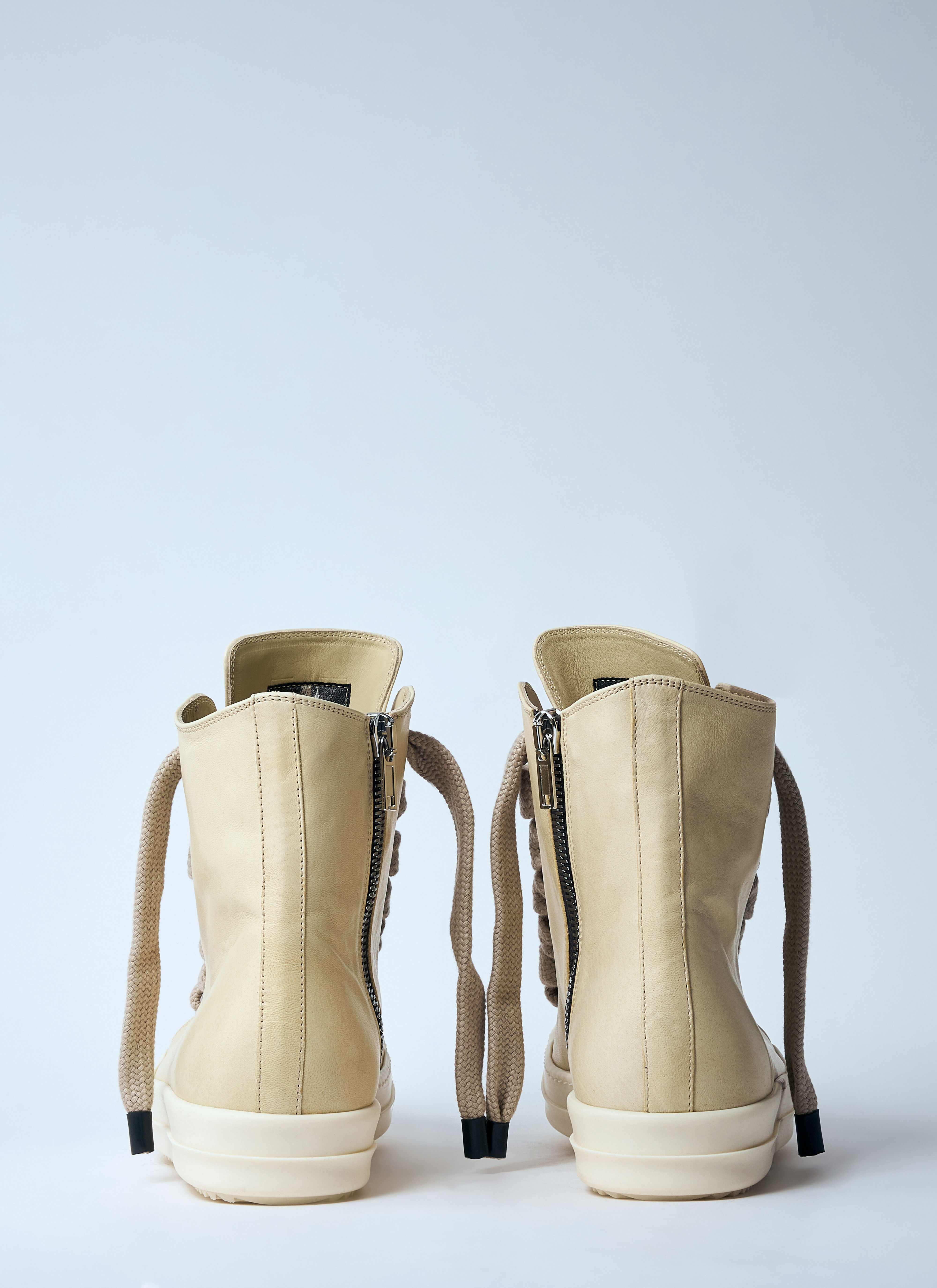 Rick Owens Men's' Jumbo Laced Sneakers in Beige | LN-CC®
