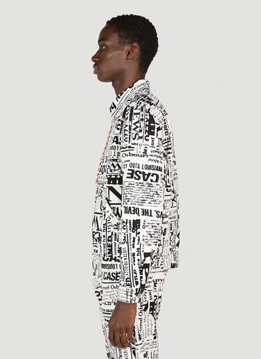 Ozzy Denim Jacket Aries Ozzy Denim Jacket White ari0152015