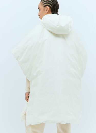 Moncler 连帽衬垫斗篷 米白色 mon0258024
