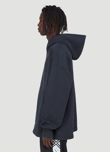 Acne Studios Logo Hooded Sweatshirt Black acn0142032