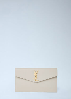 Saint Laurent Uptown Pouch Cream sla0249147