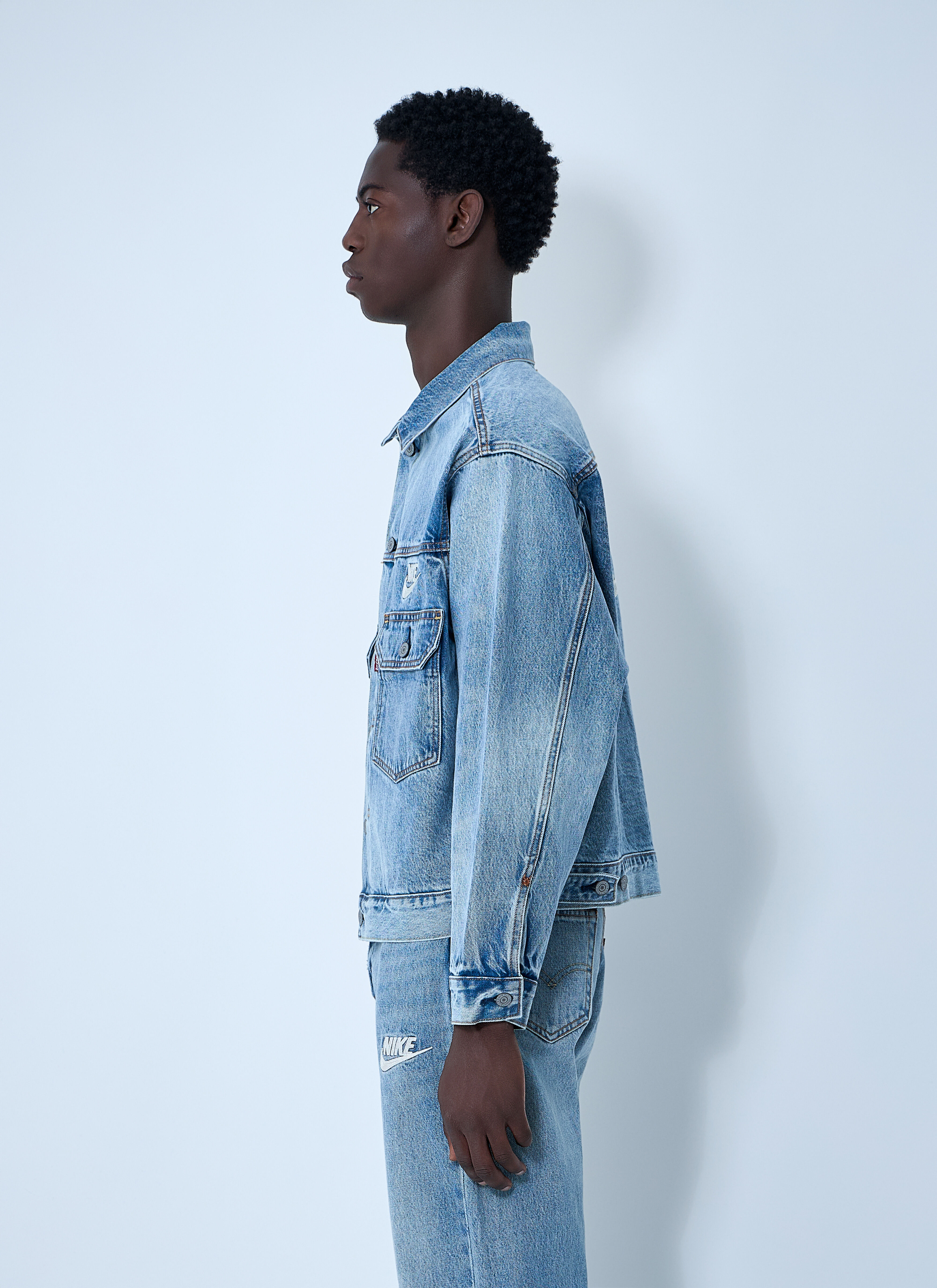 Levi's x Nike Men's' Denim Trucker Jacket in Blue | LN-CC®