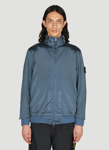 Stone Island Logo Patch Jacket Blue sto0152014