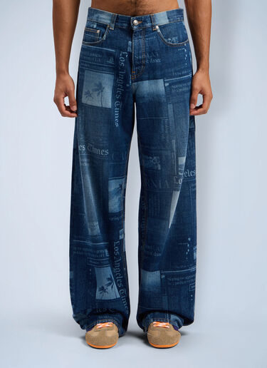 PaxLaTimes Denim Pants Palm Angels PaxLaTimes Denim Pants Blue pma0162037