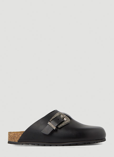 Dr. Martens Western Buckle Mules Camel drm0354009