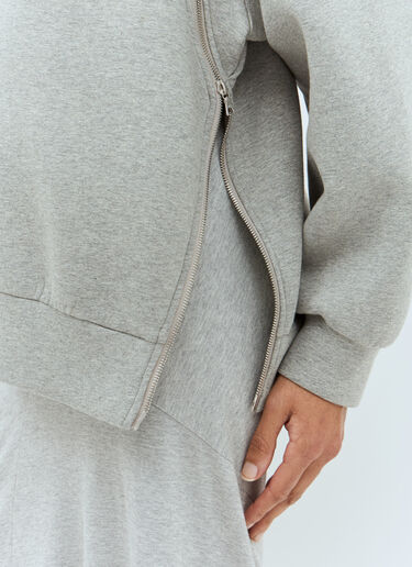 Dries Van Noten Side Zip Sweatshirt Grey dvn0258019