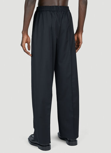 Han Kjøbenhavn Wool Loose Track Pants Black han0153016