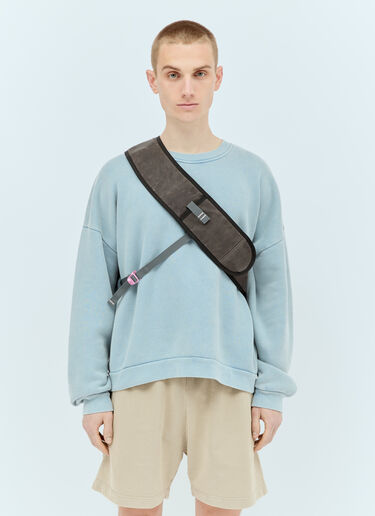 Acne Studios Sling Backpack Grey acn0155058