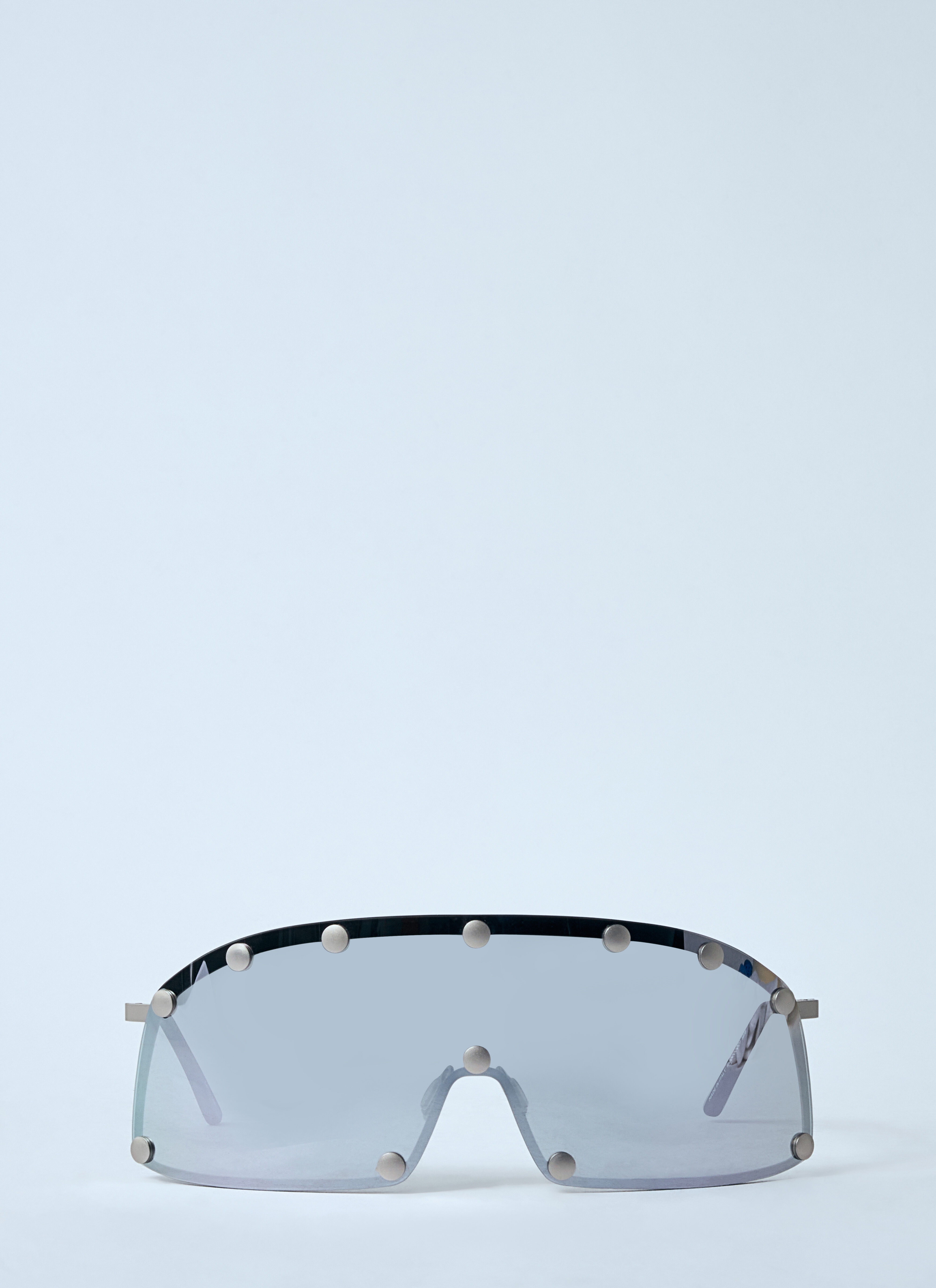 Rick Owens Women's' Performa Shielding Sunglasses in Silver