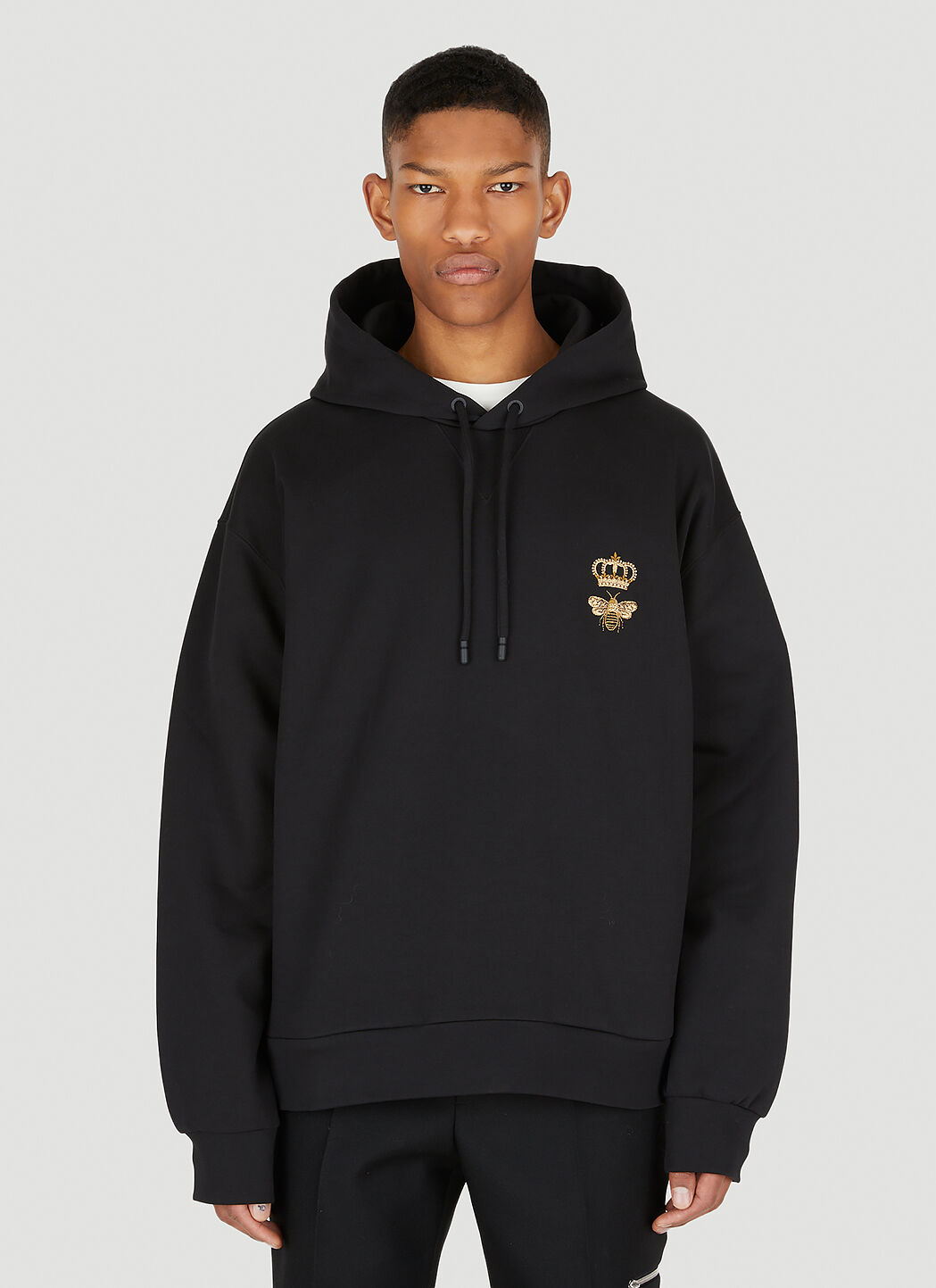 Embroidered hotsell hooded sweatshirt