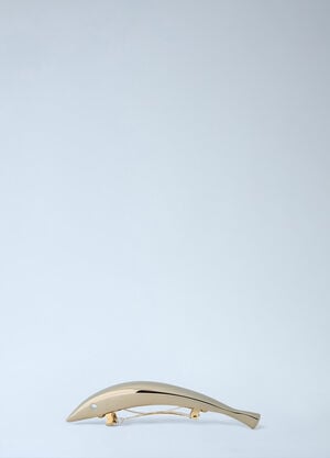 Bottega Veneta Sardine Hair Clip Gold bov0263038