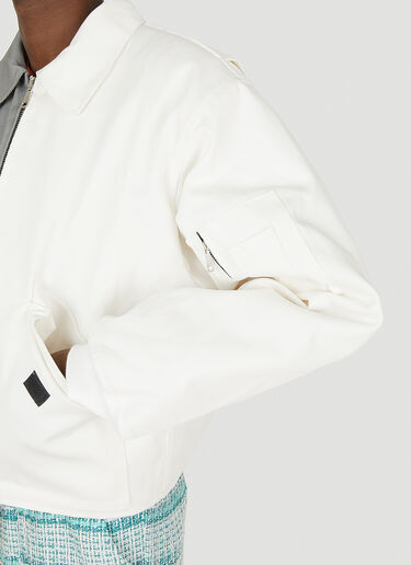 (Di)vision Split Corduroy Bomber Jacket White div0348013