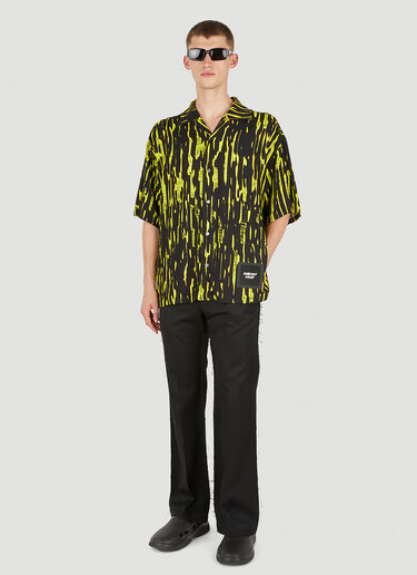 Graphic Print Bowling Shirt Ambush Graphic Print Bowling Shirt Black amb0149012