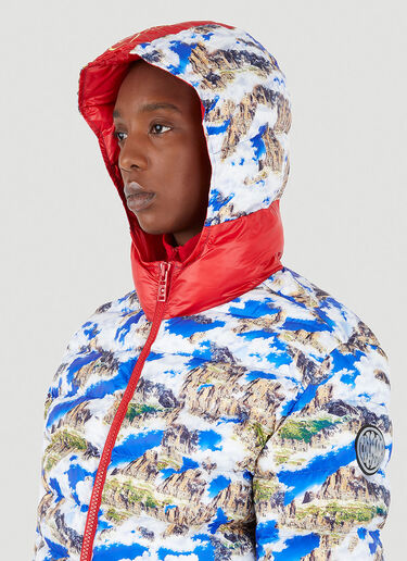 Colmar A.G.E. by Morteza Vaseghi Unisex Landscape Print Padded Jacket Blue cmv0346006