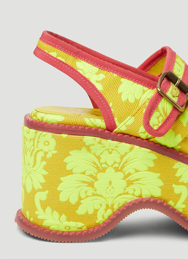 Vivienne Westwood Northern Sole Platform Sandals Yellow vvw0251138