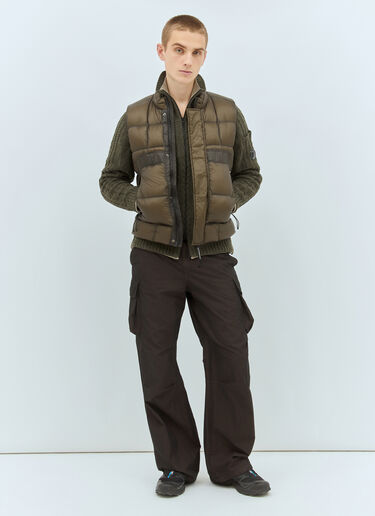 C.P. Company DD Shell Puffer Vest Green pco0158005