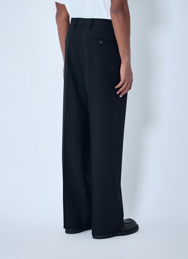 MM6 Maison Margiela Wide-Leg Tailored Pants Black mmm0163017