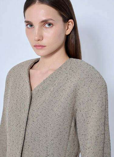 LN-CC® - Jacquemus: La Petite Veste Ovalo Blazer - Beige Jacquemus La Petite Veste Ovalo Blazer Beige jac0266005