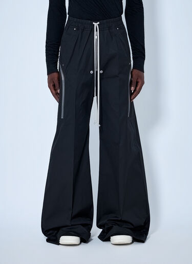 LN-CC® - Rick Owens: Heizer Belas Cotton Pants - Black Rick Owens Heizer Belas Cotton Pants Black ric0165062