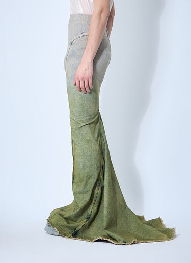 Moncler x Rick Owens Acid Degrade Al Maxi Skirt Green mcs0355020