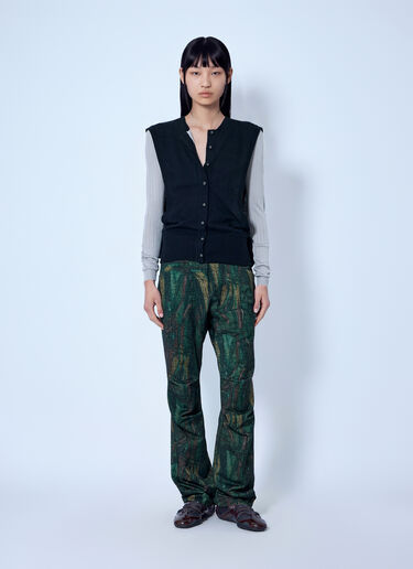 Kiko Kostadinov Guillemot Cocoon Cardigan Black kko0265007