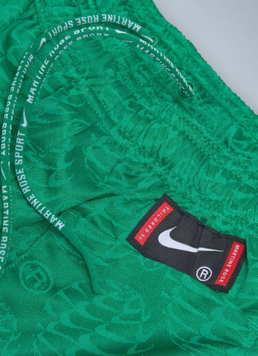Nike x Martine Rose Logo Motif Track Shorts Green nik0362108
