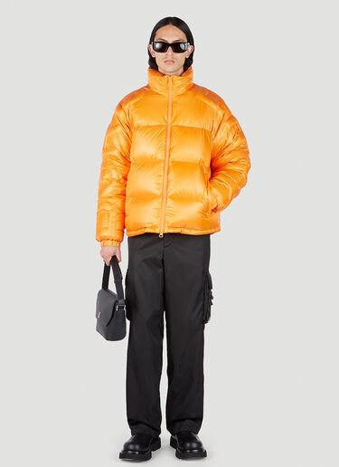 Burberry 徽标羽绒夹克 橙色 bur0151027