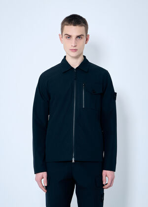 Stone Island Ghost Jacket With Logo Patch Pink sto0160007