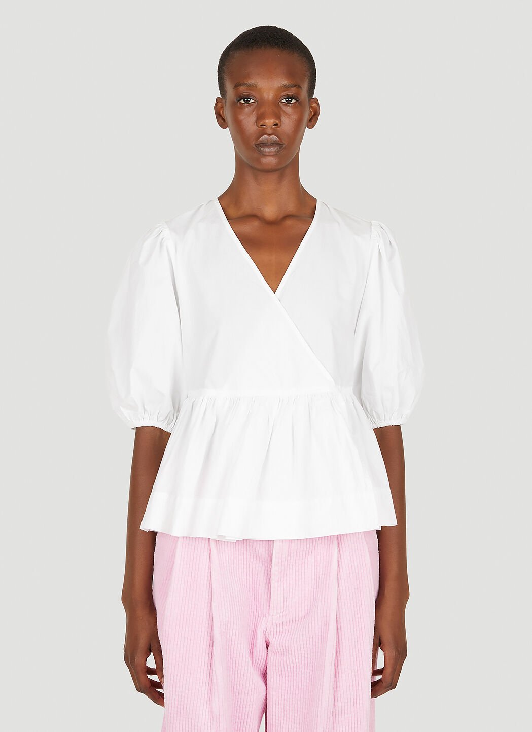 Ganni wrap best sale