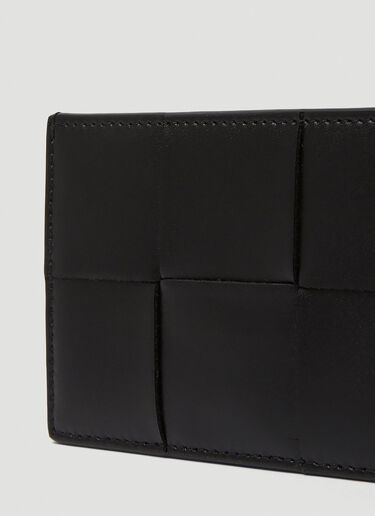 Bottega Veneta Intreccio Card Holder Black bov0149056