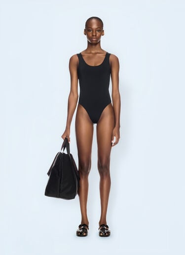 Off-White Logo Band Swimsuit Black ofw0260029