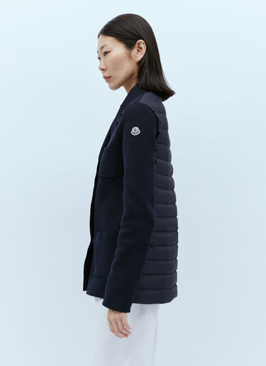 Moncler Padded Knit Blazer Black mon0255040