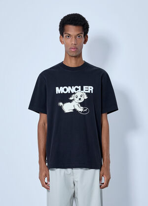 Moncler x FRGMT Hiroshi Fujiwara Graphic Logo T-Shirt Black mfr0166008
