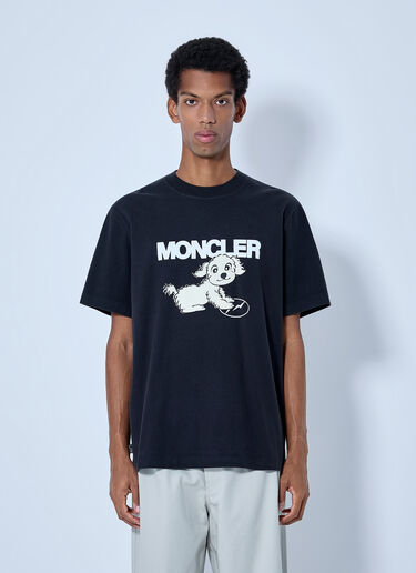 LN-CC® - Moncler x FRGMT Hiroshi Fujiwara: Graphic Logo T-Shirt - Black Moncler x FRGMT Hiroshi Fujiwara Graphic Logo T-Shirt Black mfr0166008