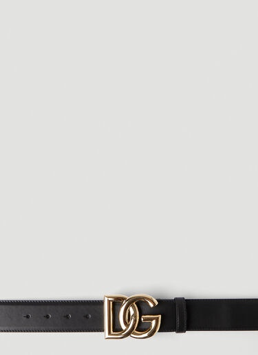 Dolce & Gabbana DG Buckle Belt Black dol0247096