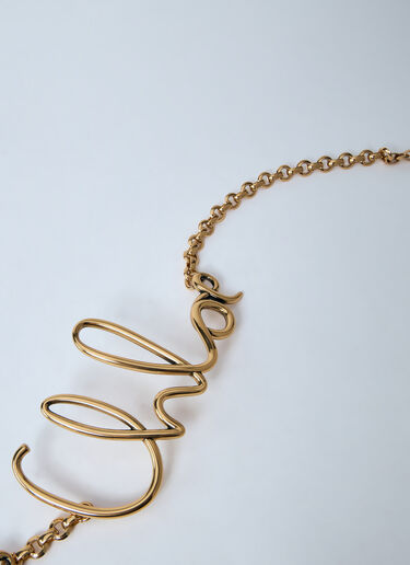 Chloé Logo Motif Iconic Belt Gold chl0260037