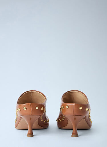 LN-CC® - Chloé: Junie Heeled Mules - Brown Chloé Junie Heeled Mules Brown chl0265026