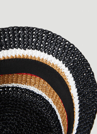 Striped Bucket Hat Burberry Striped Bucket Hat Beige bur0152019