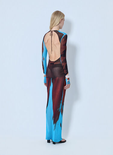 Jean Paul Gaultier Re-Edition La Robe Tennis Costume Long Dress Brown jpg0264009