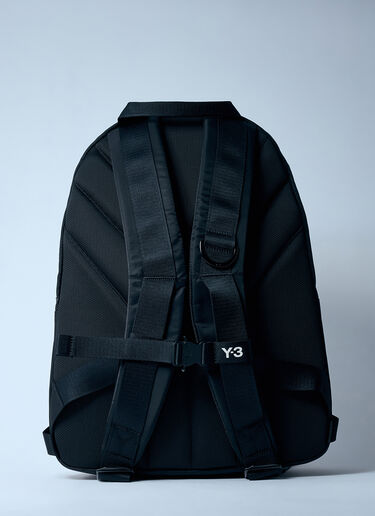 Y-3 Logo Patch Backpack Black yyy0160009