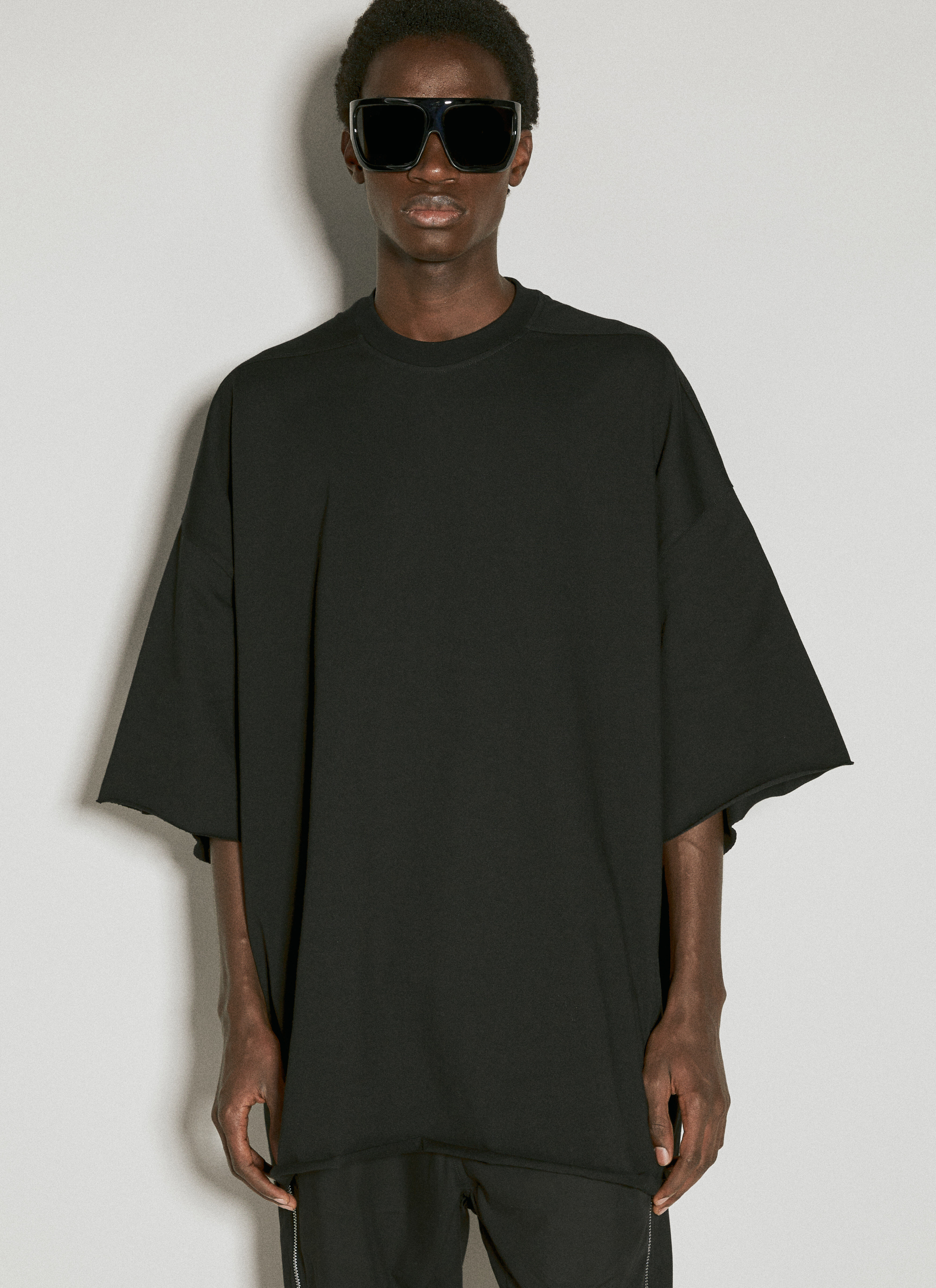 Rick Owens トミーT Tシャツ  ブラウン ric0155007