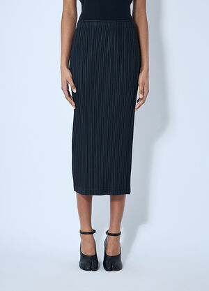Jean Paul Gaultier Pleated Skirt Black jpg0260008