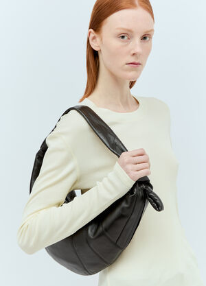 Lemaire Fortune Croissant Shoulder Bag Grey lem0260003