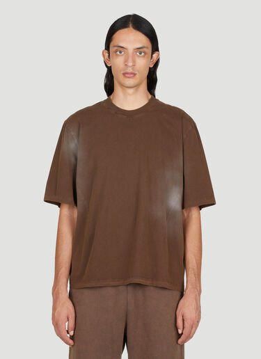 Entire Studios Dart Short Sleeve T-Shirt Brown ent0153022