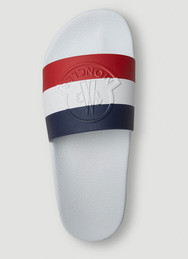 Moncler Basile Slides White mon0149038