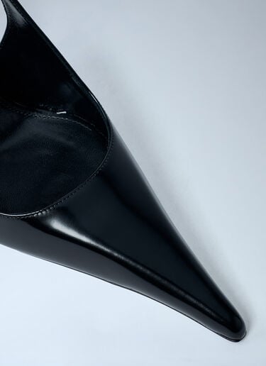 Vendome Slingback Heels Saint Laurent Vendome Slingback Heels Black sla0261050