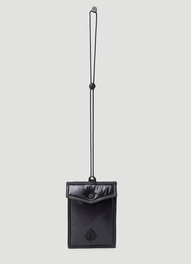 漆塗りのスマホポーチ Moncler 漆塗りのスマホポーチ ブラック mon0153049