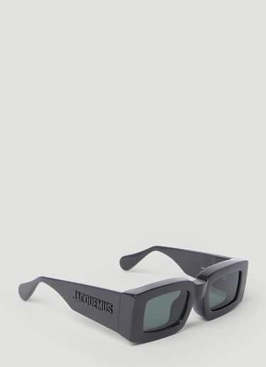 Les Lunettes Tupi Sunglasses Jacquemus Les Lunettes Tupi Sunglasses Black jas0354003
