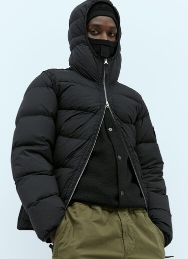 Stone Island Wool Knit Balaclava Black sto0154090